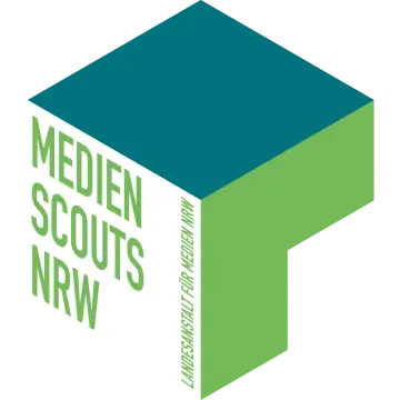 Logo Medienscouts NRW mit dem Schriftzug und 