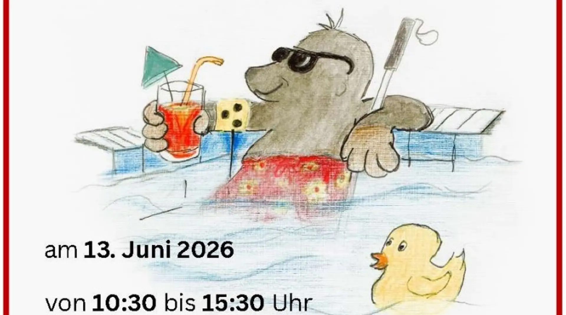 Plakat zum Schulfest 2026